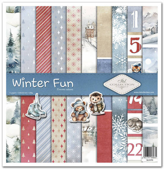 Zestaw papierów 30x30 - Itd Collection - Winter Fun