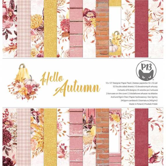 Zestaw papierów 30x30 - P13 - Hello Autumn