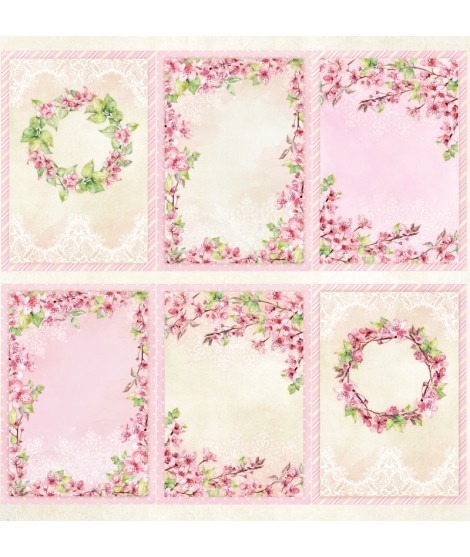 Zestaw papierów 30x30 - ScrapAndMe - Pink Blossom