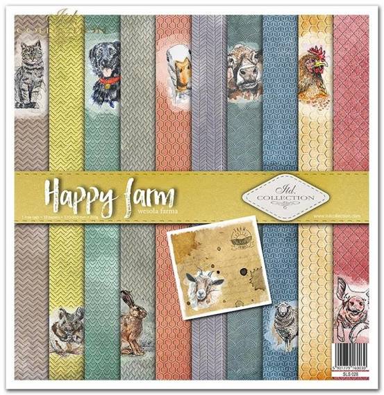 Zestaw papierów do scrapbookingu 30x30 - Happy farm