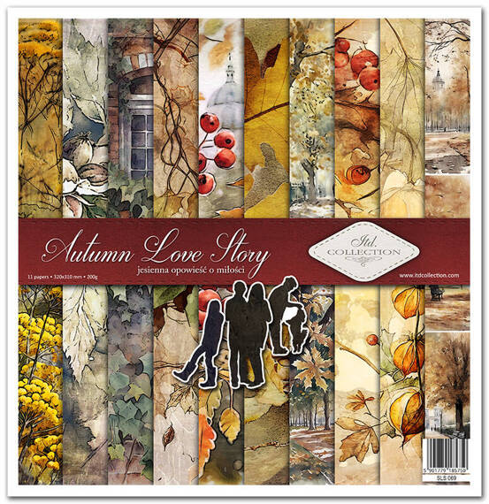 Zestaw papierów do scrapbookingu 30x30 - Itd Collection - Autumn Love Story