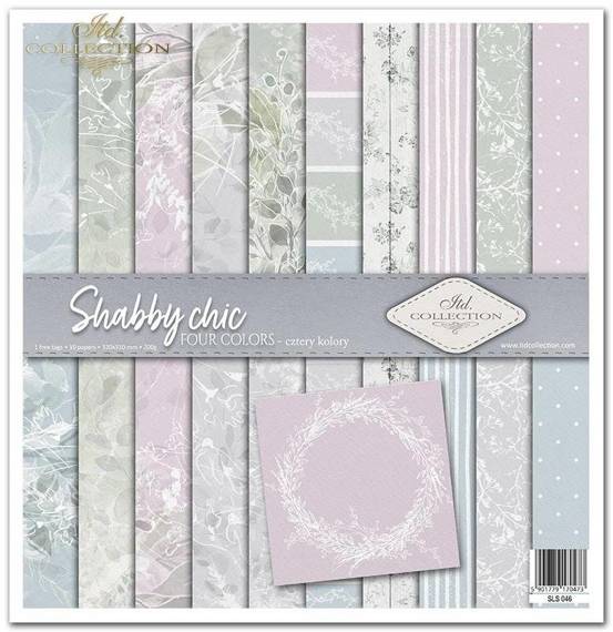 Zestaw papierów do scrapbookingu 30x30 - Itd Collection - Shabby Chic