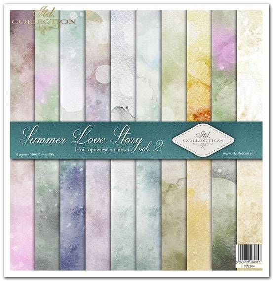 Zestaw papierów do scrapbookingu 30x30 - Itd Collection - Summer Love Story vol. 2