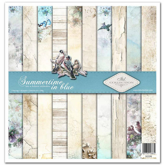 Zestaw papierów do scrapbookingu 30x30 - Itd Collection - Summertime in blue