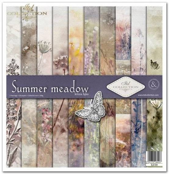 Zestaw papierów do scrapbookingu 30x30 - Summer Meadow