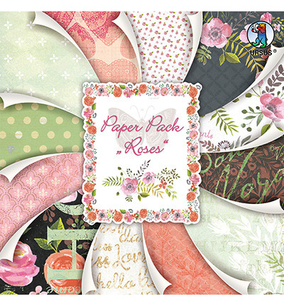 Zestaw papierów do scrapbookingu 30x30 - Ursus - Roses