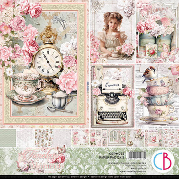 Zestaw papierów do scrapbookingu 30x30cm - Ciao Bella - Timeless Moments