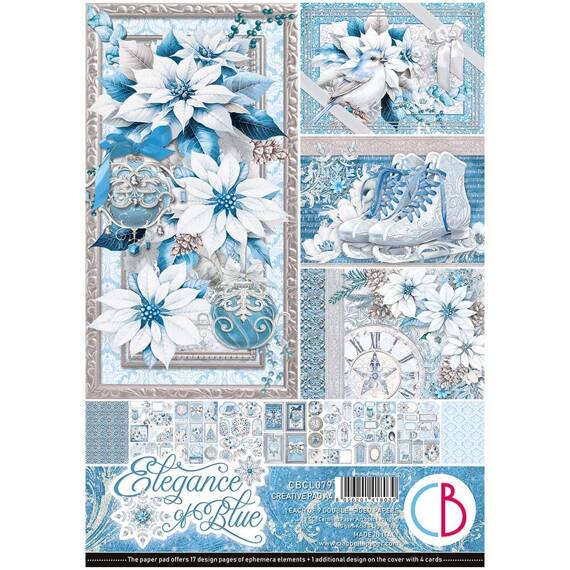 Zestaw papierów do scrapbookingu A4 - Ciao Bella - Elegance of Blue