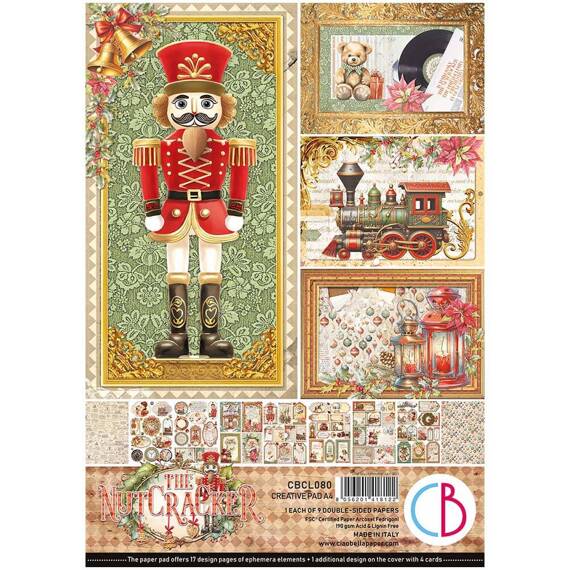 Zestaw papierów do scrapbookingu A4 - Ciao Bella - The Nutcracker