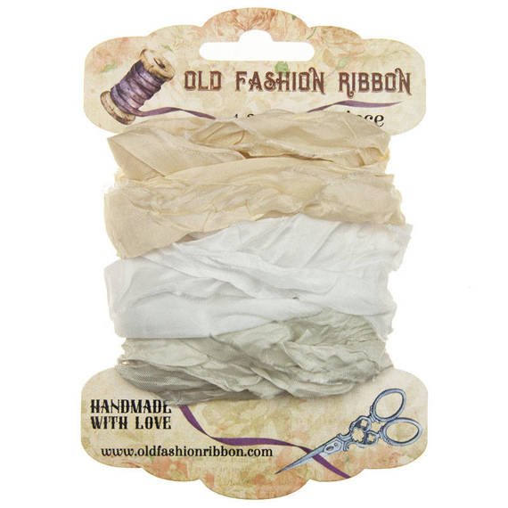 Zestaw wstążek vintage old fashion ribbon