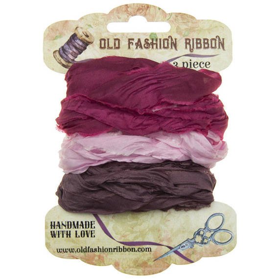 Zestaw wstążek vintage old fashion ribbon