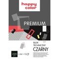 Blok techniczny czarny A4 10ark Premium - Happy Color