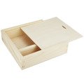 Drewniane pudełko na zdjęcia zasuwane