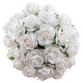 Dzikie róże - białe (30mm) - 50szt