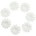 Kwiaty / płatki - białe - 25mm - 100szt