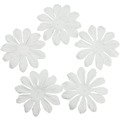 Kwiaty / płatki kwiatów białe - 65mm - 100szt