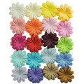 Kwiaty / płatki - mix kolorów - 35mm - 100szt