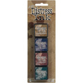Mini Distress Pad kit 12 - Ranger TDPK40422 Brushed Corduroy, Chipped Sapphire, Aged Mahogany, Pine Needles