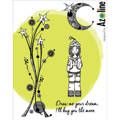 Stempel A6 - Carabelle Studio - Stars zinouk dziewczynka księżyc