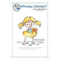 Stempel - Whimsy Stamps - Swimmer Girl KHB106 dziewczyna w kole ratunkowym