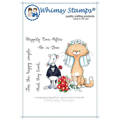 Stempel - Whimsy Stamps - Wedding the Odd Couple - kot i mysz, ślub