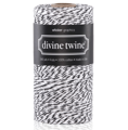 Sznurek Black Licorice Divine Twine - 1m - Whisker Graphics - biało-czarny