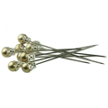 Szpilki dekoracyjne perełki antyczne złoto - 10szt