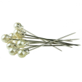 Szpilki dekoracyjne perełki cytrynowe - 10szt