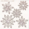 Tekturka - Flowers of Winter - Snowflakes - Płatki śniegu