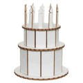 Urodzinowy tort 3D ze świeczkami - WYC