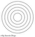 Wykrojnik - Die-namics - Stitchanle Dot Circle STAX