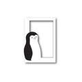 Wykrojnik - Memory Box - Little Penguin Collage ramka z pingwinem