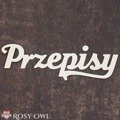 Wykrojnik - Rosy Owl - Przepisy - napis