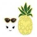 Wykrojnik Sizzix Framelits + stempel - Sunny Pineapple - ananas 