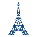 Wykrojnik - Tattered Lace - Eiffel Tower wieża Eiffla Paryż