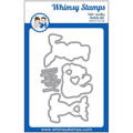 Wykrojnik - Whimsy Stamps - Baby Animals - zwierzątka kontury