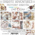 Zestaw papierów 15x15 - Craft o'clock - Robots Adventures