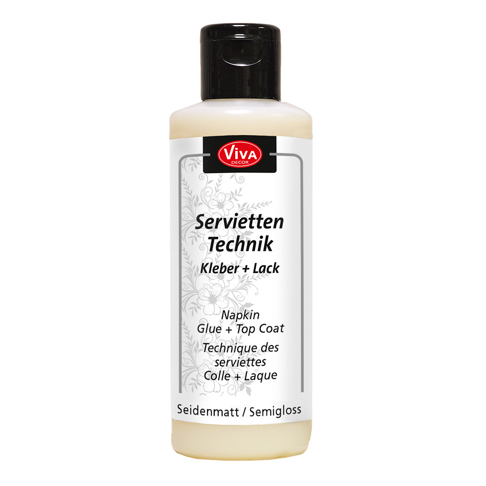 Lakier z klejem - Viva Decor - Semigloss - satynowy - 82 ml