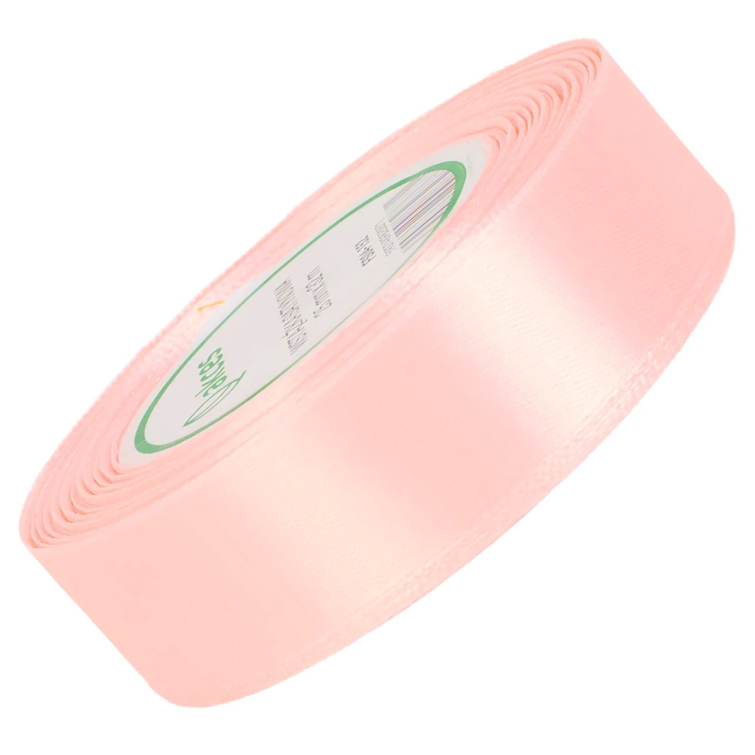 Wstążka satynowa różowa 25mm - 32mb